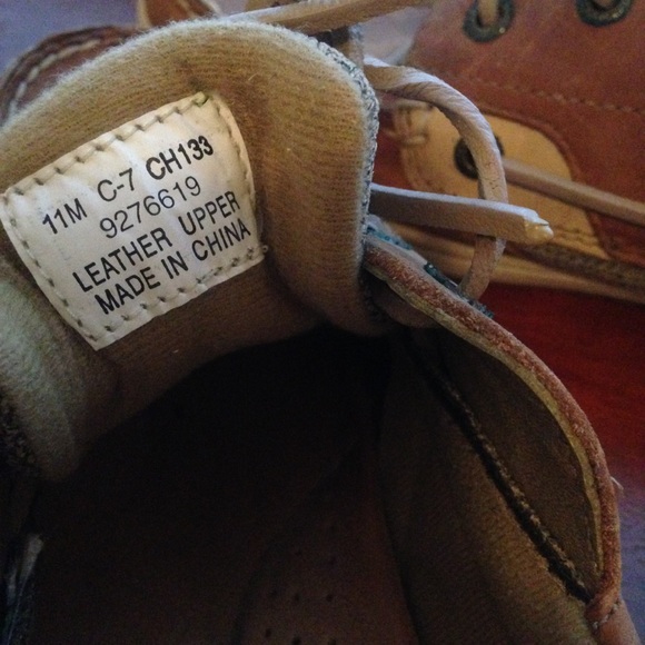 Brown Sperry boat shoes size 11 - Picture 5 of 6